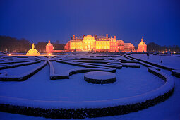 Nordkirchen moated castle, Muensterland, North Rhine-Westphalia, Germany