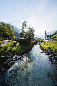 Church Saint Sebastian, Ramsau bei Berchtesgaden, Upper Bavaria, Germany