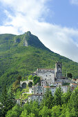 Bergdorf Monzone, Vincatal, Apuanische Alpen, Apennin, Toskana, Italien