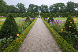 Ornamental garden, Clemenswerth castle, Sogel, Lower Saxony, Germany