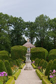 Ziergarten, Schloss Clemenswerth, Sögel, Niedersachsen, Deutschland