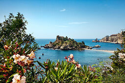 Isola Bella, Taormina, Sizilien, Italien