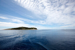 Kornati island under clouded sky, Croatia, Europe