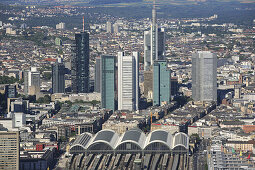 Central Railwaystation, quarter of railwaystation, quarter of banks, center, Frankfurt am Main, Hesse, Germany