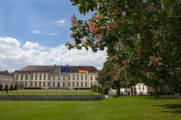 Schloss Bellevue, Amtssitz des deutschen Bundespräsidenten, Berlin, Deutschland
