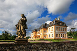 Residenzschloss Veitshöchheim, Main, Mainfranken, Franken, Bayern, Deutschland