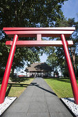 Japanese gate, Timmendorfer Strand, Schleswig-Holstein, Germany