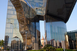 Firmengebäude der Seu Central Gas Natural, Barceloneta, Barcelona, Katalonien, Spanien