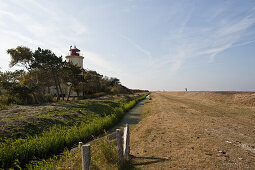 Lighthouse near Flügge, Fehmarn, Baltic Sea, Schleswig-Holstein, Germany