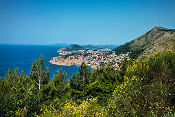 View over old town, Dubrovnik, Dalmatia, Croatia