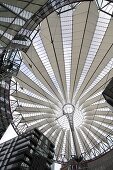 Sony Center designed by Helmut Jahn, Postdamer Platz, Berlin, Germany