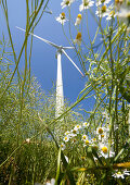 Wind turbine, Dithmarschen, Schleswig-Holstein, Germany