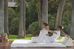 Thai Massage im Spa im Hotel Botanico, Oriental Spa, Puerto de la Cruz, Teneriffa, Kanaren, Spanien, Thai Massage