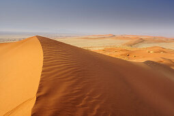 Red sand dunes in Namib Rand Nature Reserve, Namib desert, Namibia