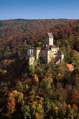 Burg Kipfenberg im Herbst, Kipfenberg, Altmühltal, Bayern, Deutschland