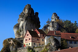 Tüchersfeld, Fränkische Schweiz, Franken, Bayern, Deutschland