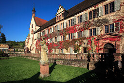 Zisterzienser-Kloster Bronnbach, Taubertal, Romantische Strasse, Baden-Württemberg, Deutschland