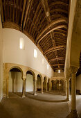Innenraum der Kirche, Monasterio de San Miguel de Escalada, Provinz Leon, Altkastilien, Castilla y Leon