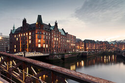 Sandthorquaihof, Speicherstadt, Hanseatic city of Hamburg, Germany, Europe