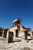 North entrance, Palace of Knossos, Knossos, Crete, Greece