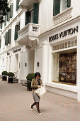 Shopping street, french quarter, Hanoi, Bac Bo, Vietnam