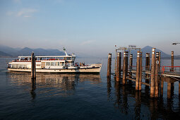 Excursion boat, Stresa, Lago Maggiore, Piedmont, Italy