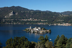 Isola San Giulio, Ortasee, Piemont, Italien