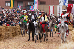 Donkey race, Palio, Alba, Langhe, Piedmont, Italy
