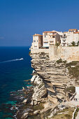 Steep coast, Bonifacio, Corsica, France