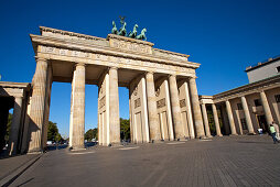 The Brandenburg Gate on Pariser Platz, Berlin, Germany