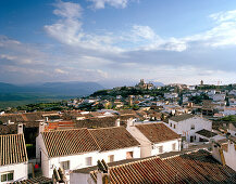 Blick auf die Dächer der Altstadt, Úbeda, Andalusien, Spanien