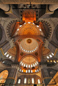 Ceiling inside Yeni Valide Mosque, Istanbul, Turkey