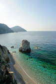 Mediterranean bay with beach, Portoferraio, Elba Island, Tuscany, Italy