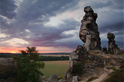 Teufelsmauer, Devils wall near Thale, Harz mountains, Saxony-Anhalt, Germany