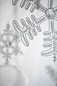 Snowflake Ornament, Close-Up