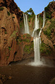 Wasserfall bei Ouzoud, Hoher Atlas, Marokko, Afrika