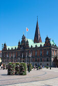 Malmö Rathaus am Stortorg Hauptplatz, Malmö, Südschweden, Schweden