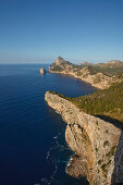 Viewpoint, Mirador des Colomer, Mirador de Mal Pas, Cap de Formentor, cape Formentor, Mallorca, Balearic Islands, Spain, Europe