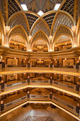 Atrium of Emirates Palace hotel, Abu Dhabi, United Arab Emirates