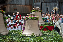 Christening of a bell, Antdorf, Bavaria, Germany