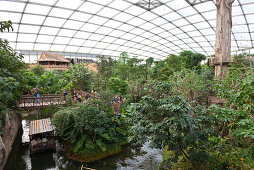 Gondwanaland, Zoo Leipzig, new tropical hall, rain forest, Leipzig, Saxony, Germany