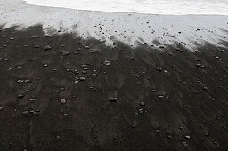 black sand beach near Vik I Myrdal, Iceland, Scandinavia, Europe