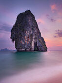 Rocks of the Phra Nang Beach, morning mood, Ao Nang, Krabi, Thailand