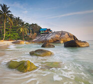Bungalows on the Thong Reng Beach, Koh Phangan Island, Thailand
