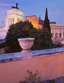 Kapitol; Monumento Vittorio Emanuele II, Palazzo dei Conservatori; Piazza dei Campidoglio, Rom, Lazio, Italien