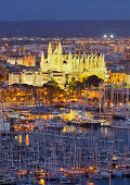 La Seu, Cathedral of Santa Maria of Palma, Palma de Mallorca, Majorca, Spain