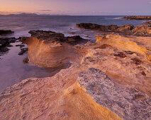 Sandstone coast, Arta, Llevant, Majorca, Spain