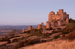 Castillo de Loarre, Burg, zwischen 12 und 13 Jahrhundert, Provinz Huesca, Aragonien, Aragon, Nordspanien, Spanien, Europa