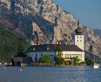 Orth castle at lake Traunsee, Traunstein, Upper Austria, Austria, Europe