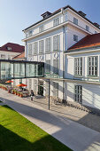 Campus of the university of Krems in the sunlight, Krems, Lower Austria, Austria, Europe